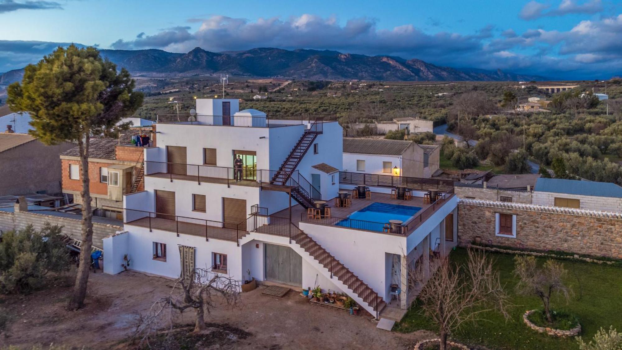 Apartamentos Turisticos Rurales Camino Rio Peralta 포조알콘 외부 사진